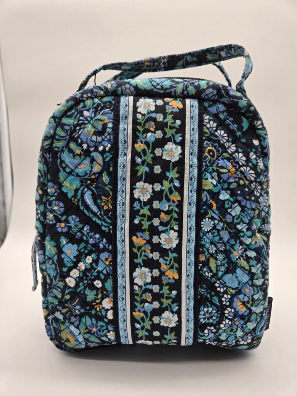 Vera Bradley Dreamer Paisley Insulated Lunch Bag Thermal Tote Blue Floral